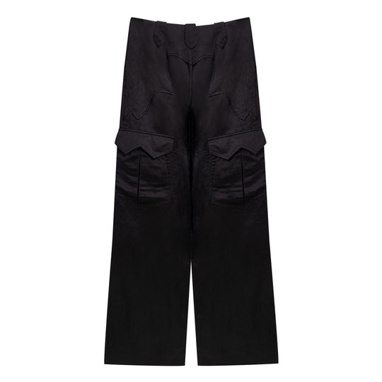 Tom Ford Schwarze Viskose Cargo-Hose