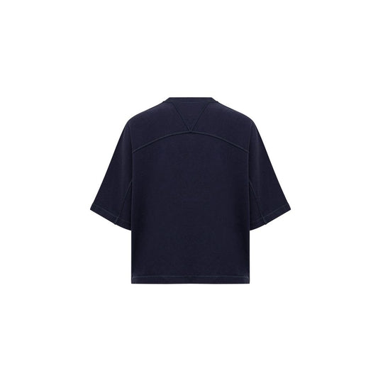 Bottega Veneta T-Shirt aus blauer Baumwolle