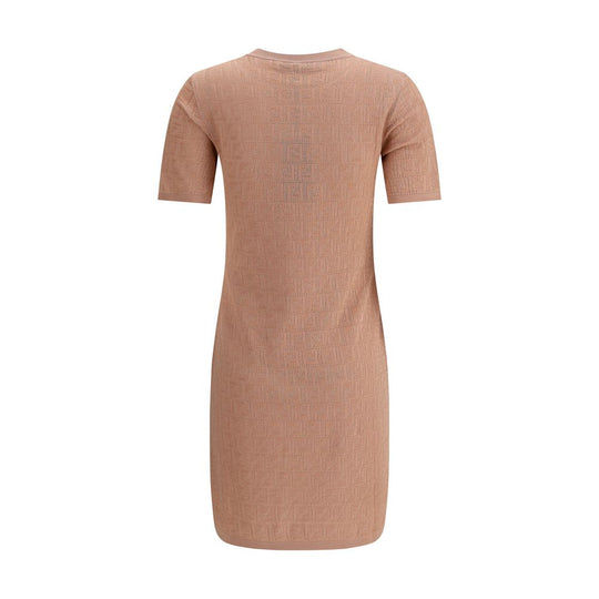 Fendi FF Muster Midikleid