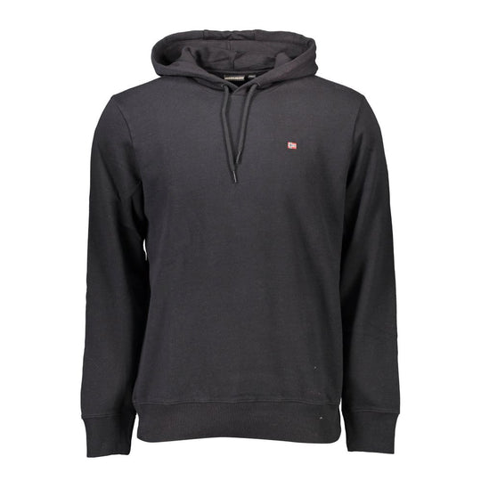Napapijri Schwarzer Baumwollpullover für Männer