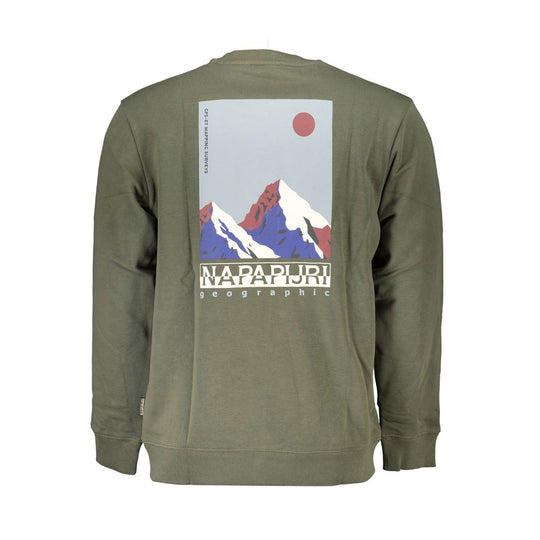Napapijri Grüner Baumwollpullover