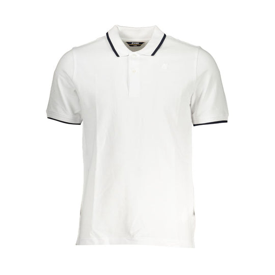 K-WAY Weißes Baumwoll-Poloshirt