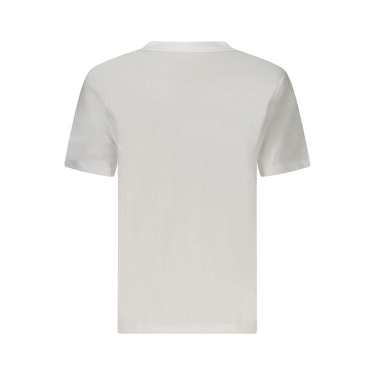Calvin Klein Weißes T-Shirt aus Baumwolle für Frauen