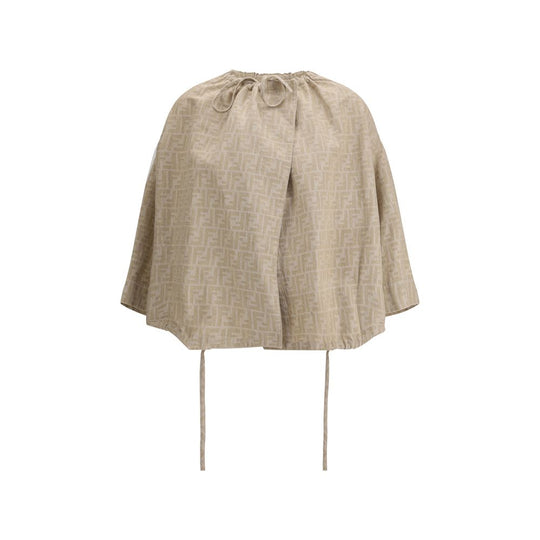 Fendi Oversize-Chambray-Jacke