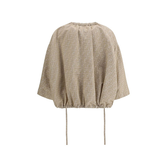 Fendi Oversize-Chambray-Jacke