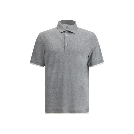 Brunello Cucinelli Polohemd aus Seide