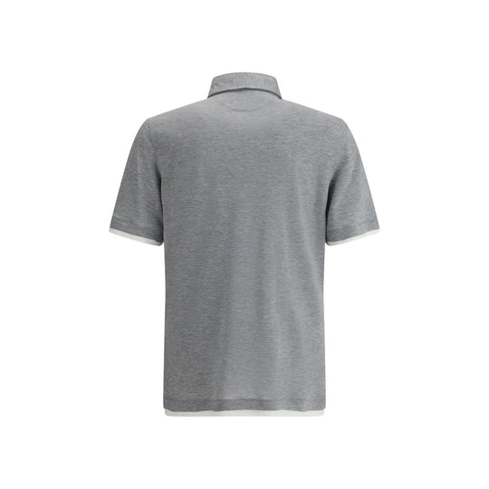 Brunello Cucinelli Polohemd aus Seide