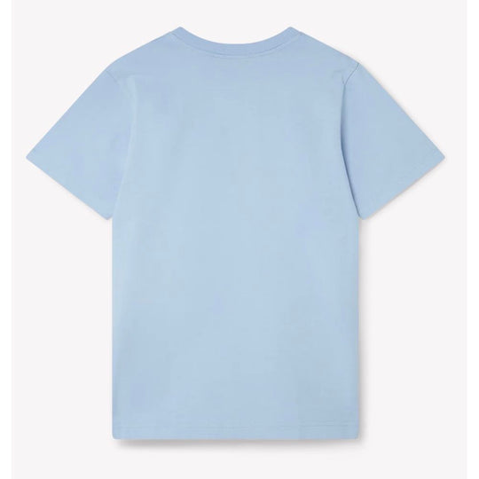 Casablanca T-Shirt aus blauer Baumwolle