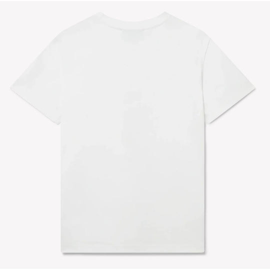 Casablanca T-Shirt aus weißer Baumwolle