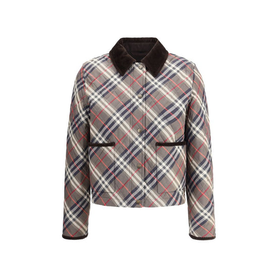 Burberry Karo-Wattierte Jacke