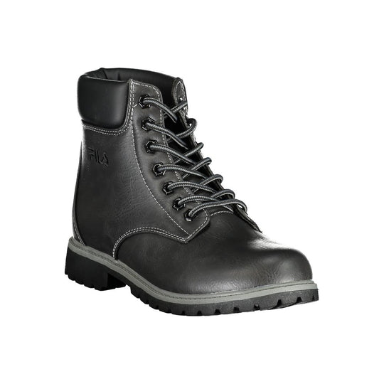 Fila Schwarzer Polyester-Stiefel