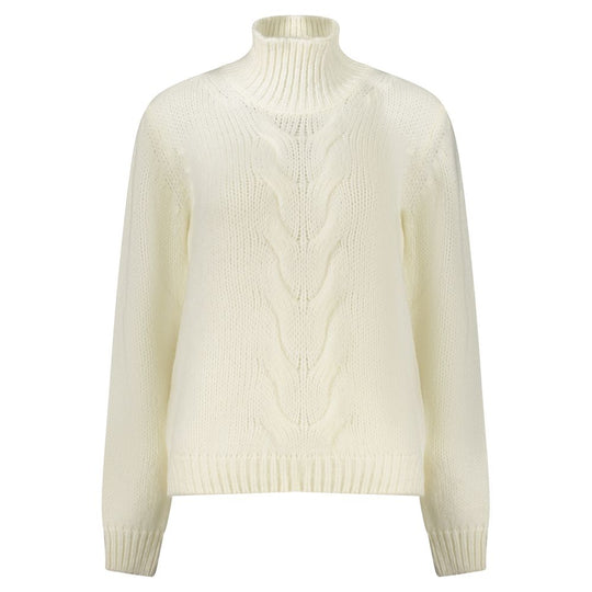 K-WAY Weißer Wollpullover