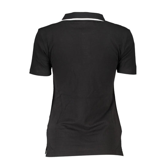 Fila Schwarzes Baumwoll-Poloshirt