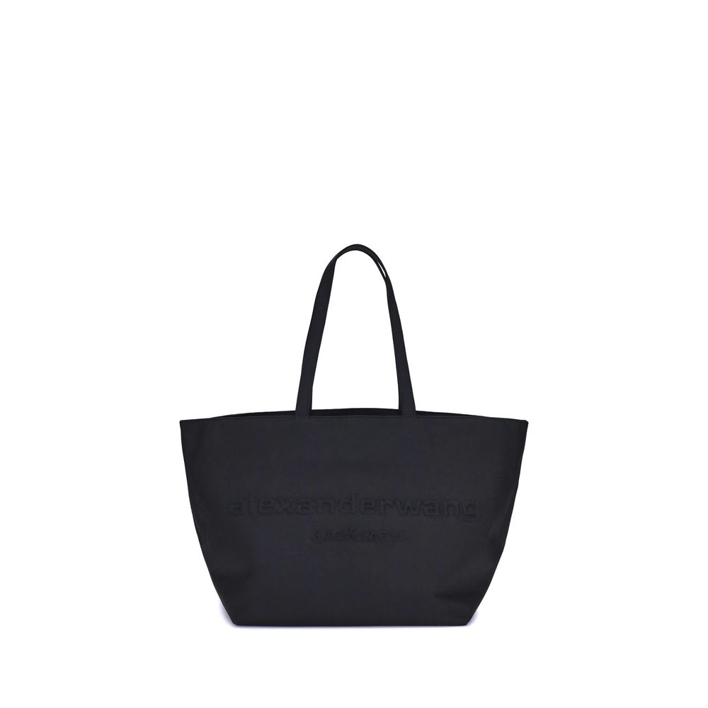 Alexander Wang Goldene Schultertasche aus Nylon