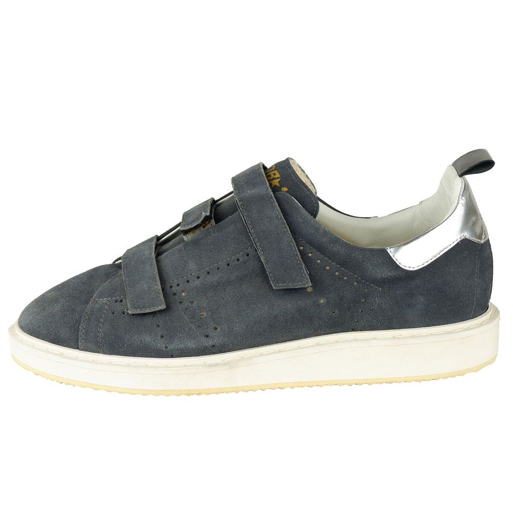 Golden Goose Graue Kalbsleder Sneaker