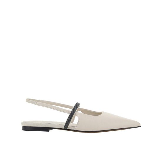 Brunello Cucinelli Slingback-Flats