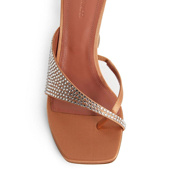 Amina Muaddi Shiona Pantoffel Crystals 95 Pantoletten