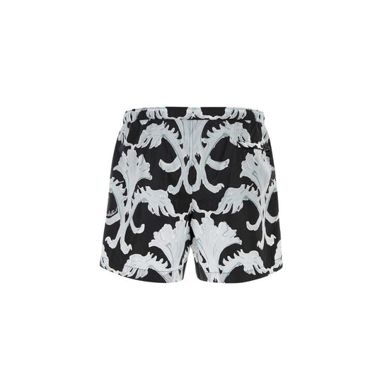 Valentino Metamorphos Wall-Print Badeshorts