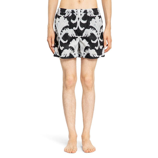 Valentino Metamorphos Wall-Print Badeshorts