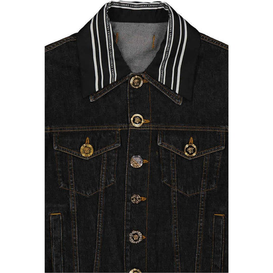 Versace Denim-Jacke mit Medusa-Motiv