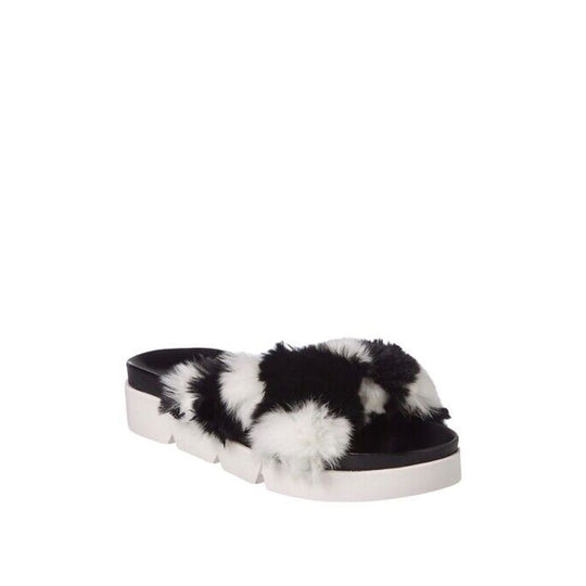 Stuart Weitzman Pelzpantoffeln