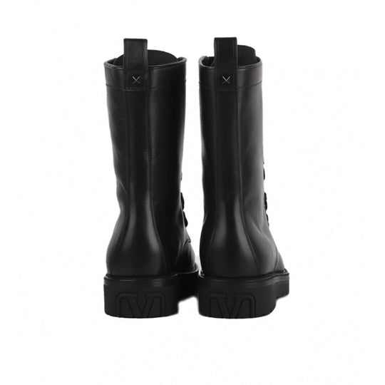Valentino Garavani Combat-Lederstiefel