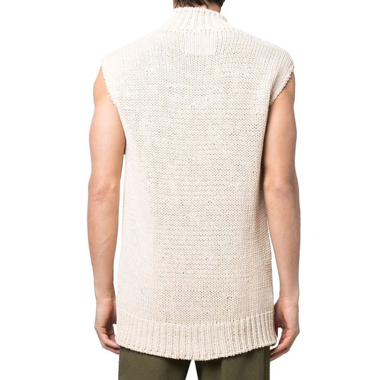 Jil Sander Slogan Print Weste Pullover