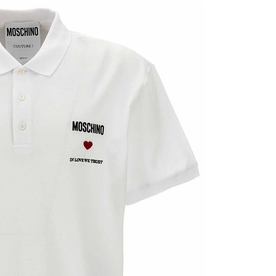 Moschino Couture In Love We Trust Baumwoll-Polo