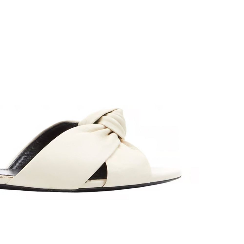 Saint Laurent Leder-Rutschen