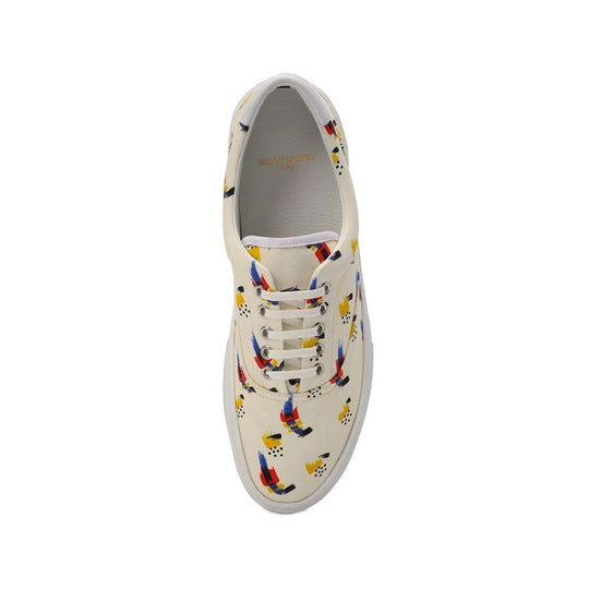 Saint Laurent Bedruckte Canvas-Sneakers