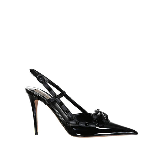 Valentino Garavani Rockstud Leder Slingback Pumps