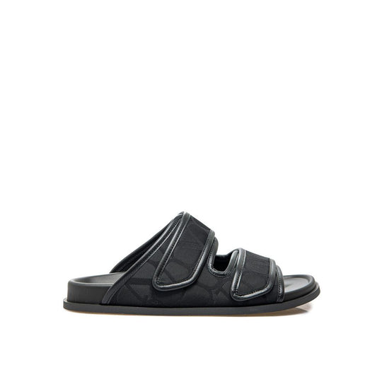 Valentino Garavani Flache Sandalen aus Toile Iconographe