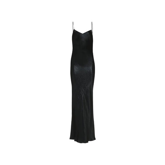 Saint Laurent Langes Kleid aus Satin