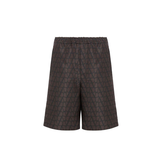Valentino Logo-Seidenshorts