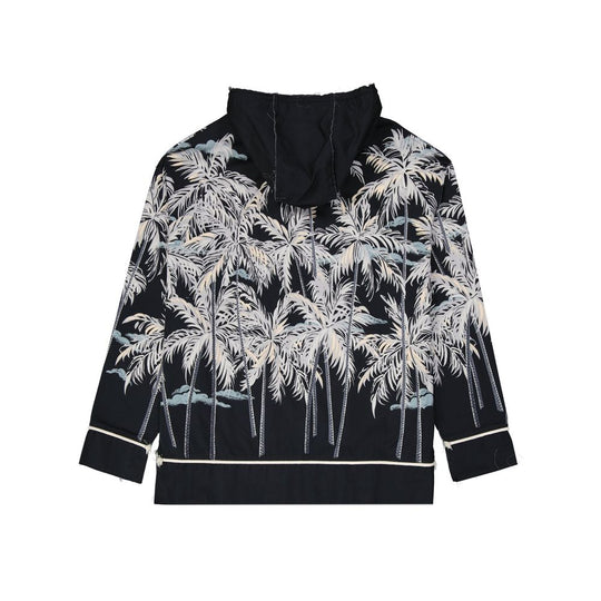 Palm Angels Bedrucktes Shirt mit Kapuze