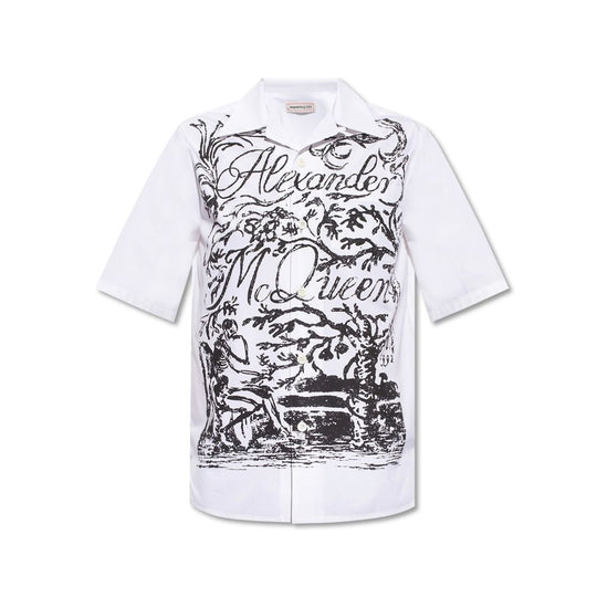 Alexander McQueen Kurzärmeliges Hemd