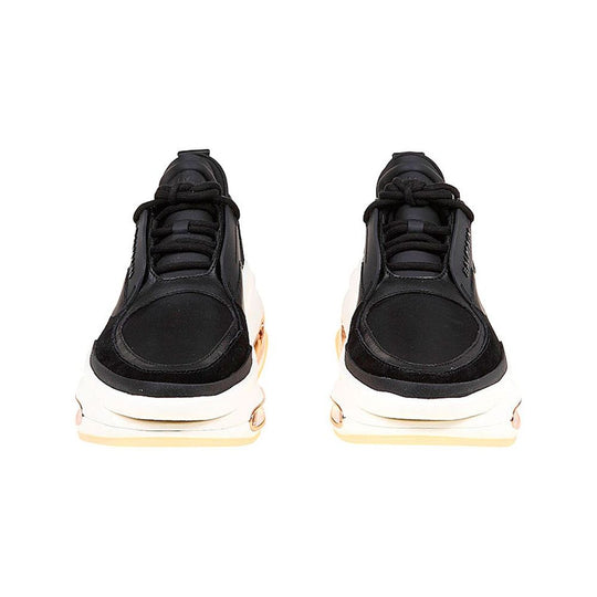 Balmain Turnschuhe aus Leder und Stoff