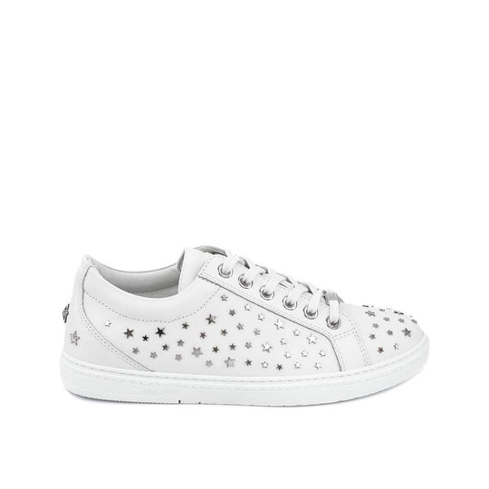 Jimmy Choo Cash Star Leder Turnschuhe