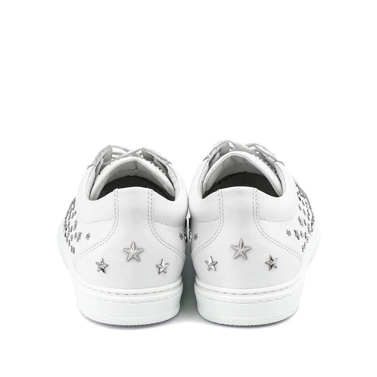 Jimmy Choo Cash Star Leder Turnschuhe
