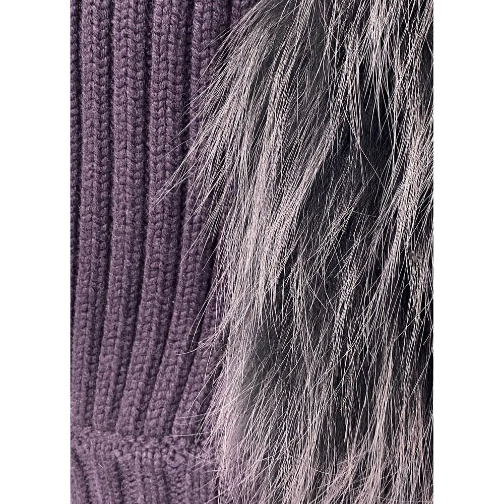 Fabiana Filippi Fuchs Pelz Strickweste Jacke