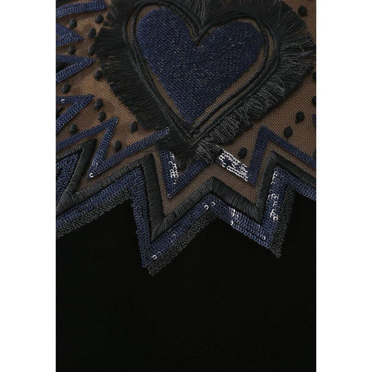 Fendi Pelzbesetztes Midikleid aus Samt