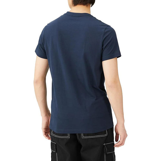 Diesel T-Shirt aus blauer Baumwolle