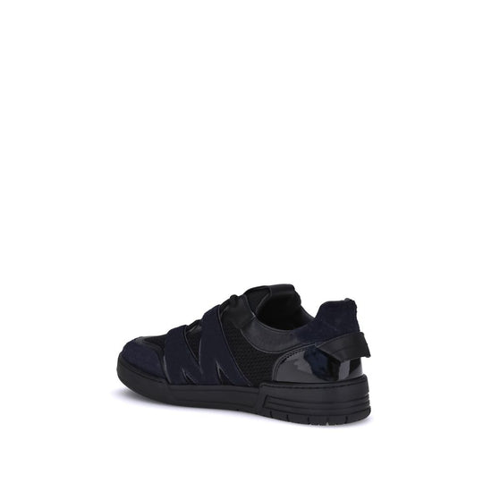 Moschino Sneakers aus Leder und Mesh