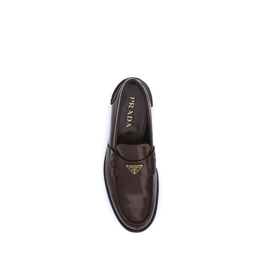 Prada Dreieckige Plakette Loafers