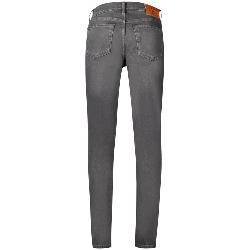 Calvin Klein Schwarze Baumwolle Herren Slim Taper Jeans