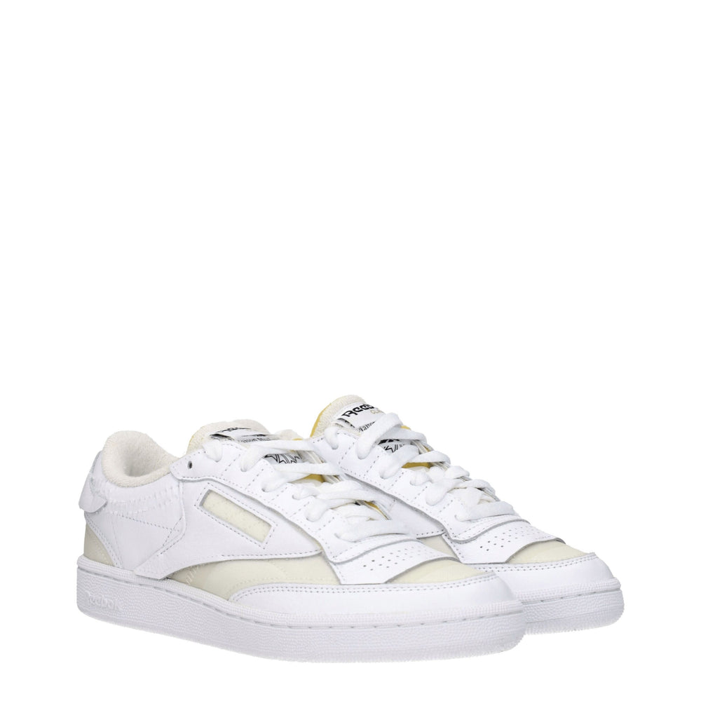 Maison Margiela Weiße Stoff-Low Tops