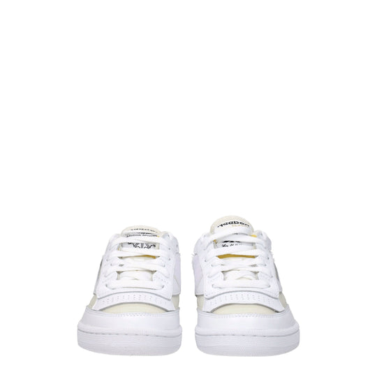 Maison Margiela Weiße Stoff-Low Tops