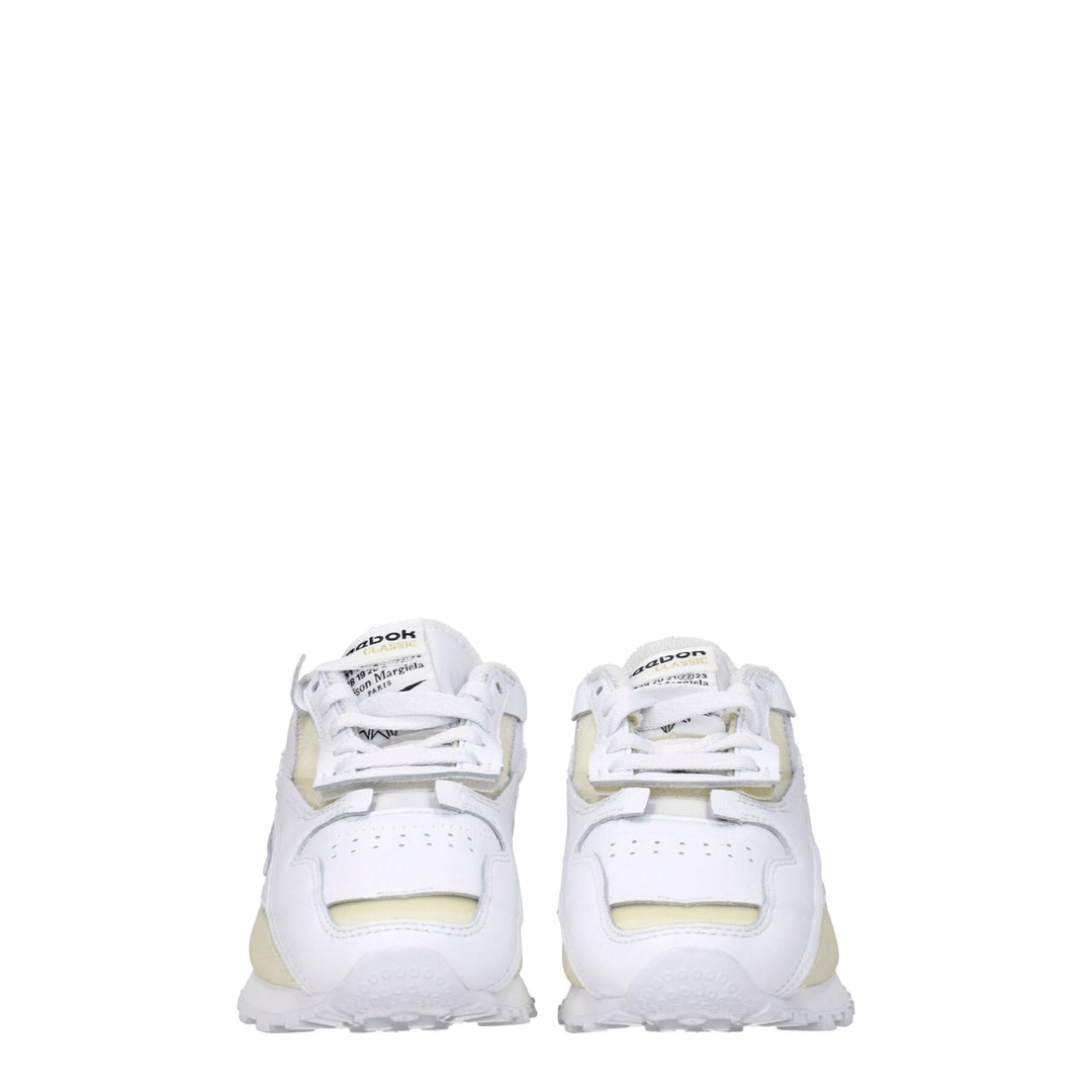 Maison Margiela Weißes Leder Sportliche Turnschuhe