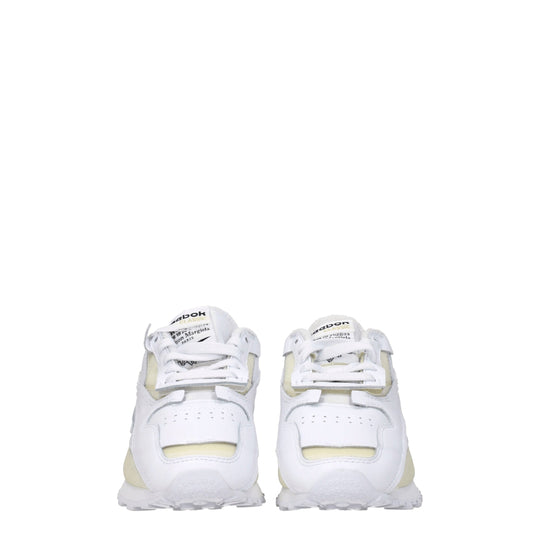 Maison Margiela Weißes Leder Sportliche Turnschuhe