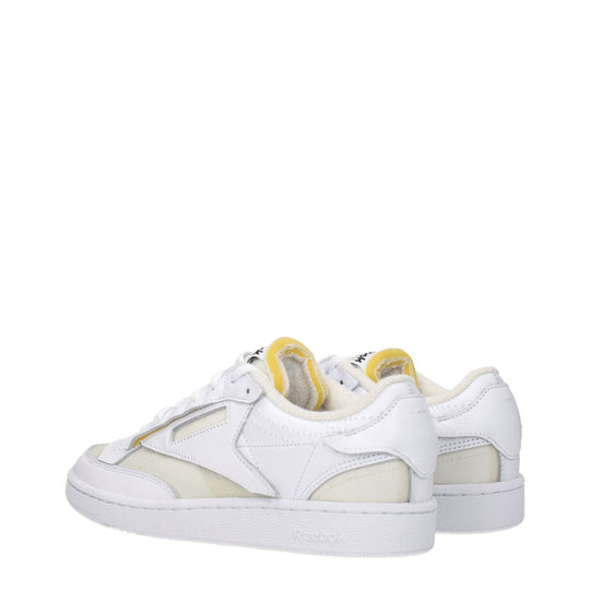 Maison Margiela Weiße Stoff-Low Tops